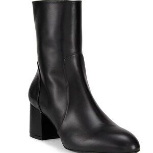 Flareblock Leather Booties